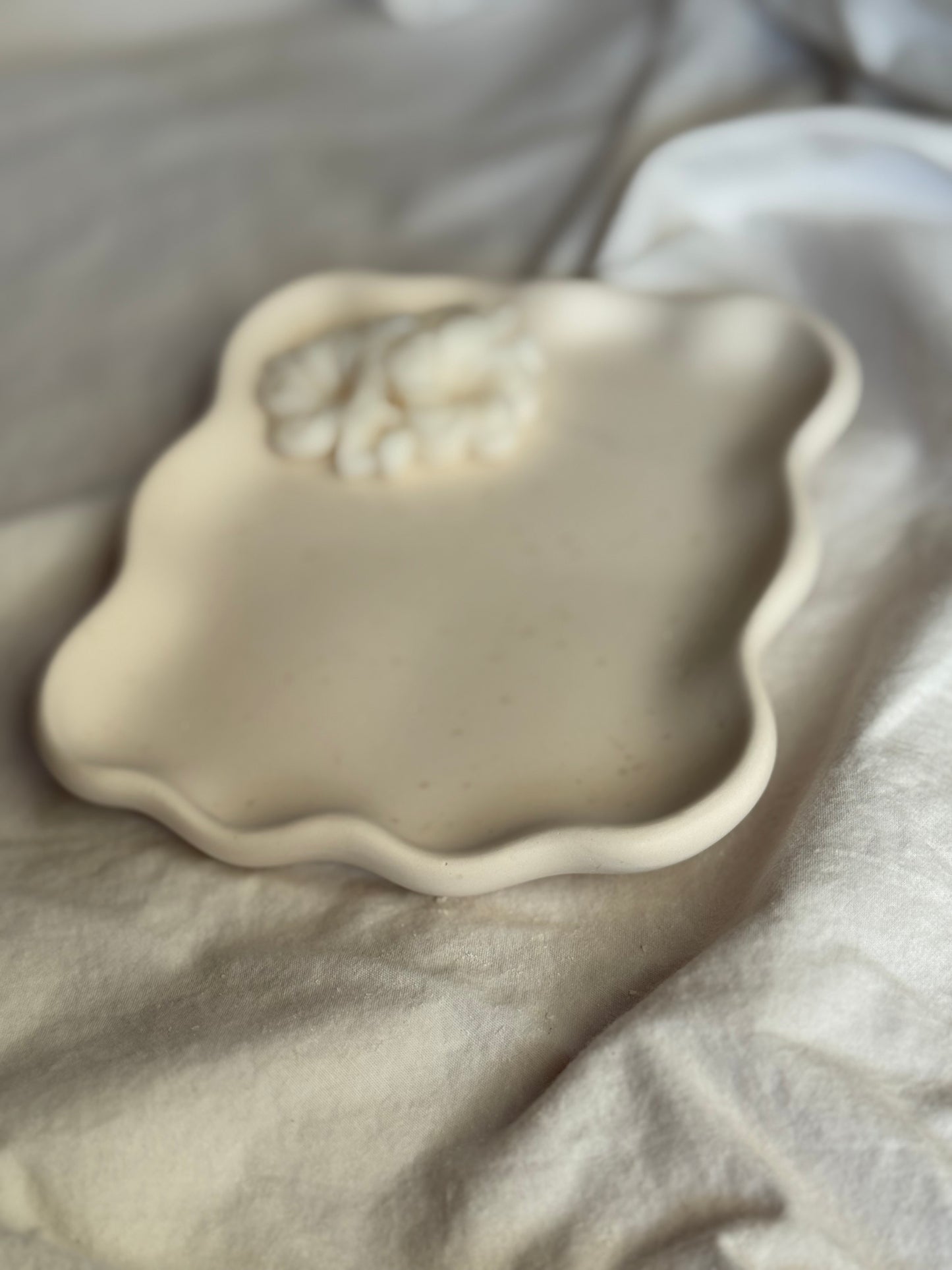 Soft Curve Jesmonite Tray